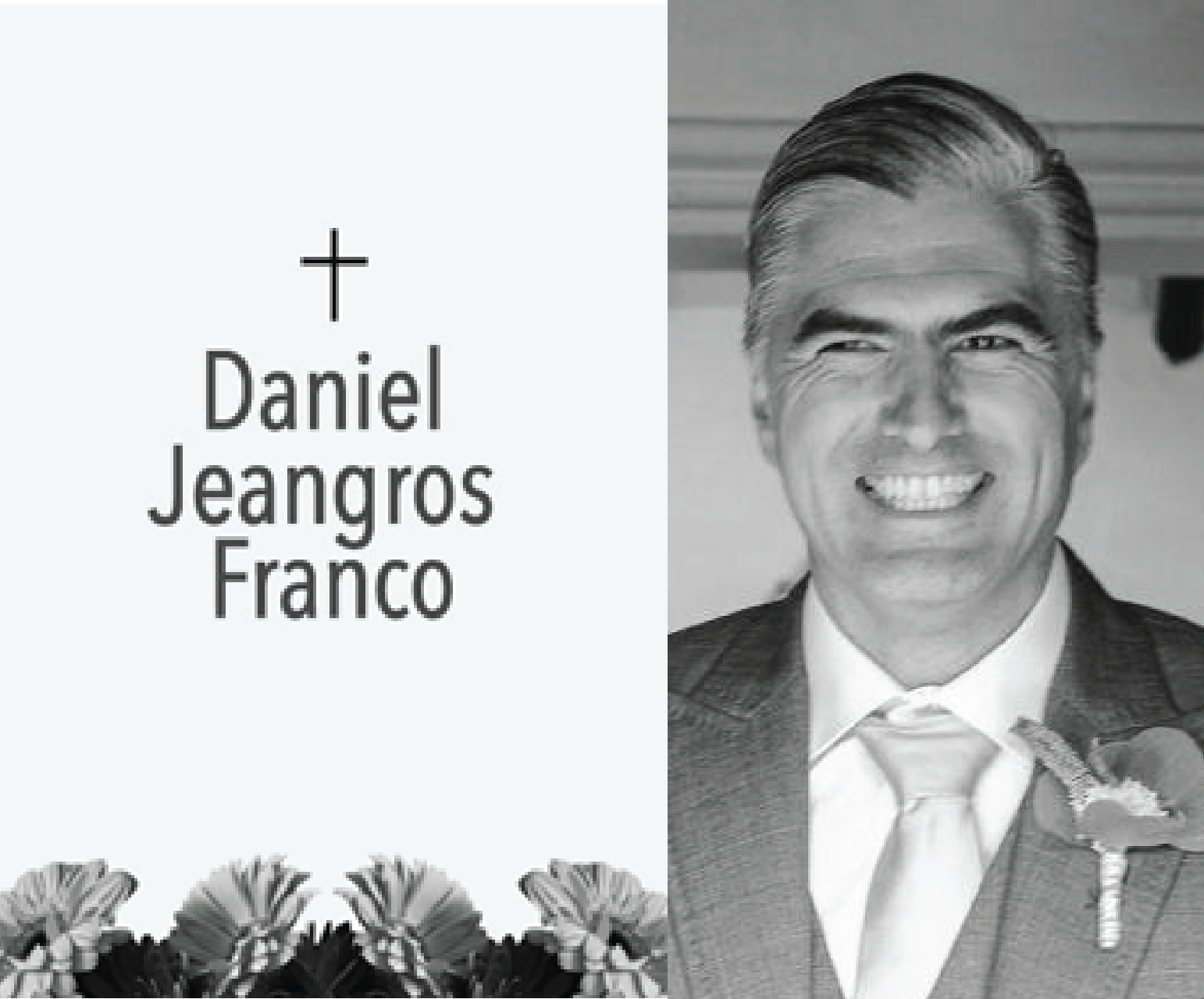 Velación y exequias Daniel Jeangros Franco