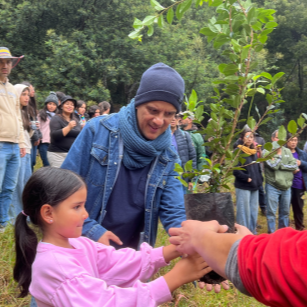 Jornada de siembra de árboles en el Refous - Nuestros estudiantes - Colegio Refous